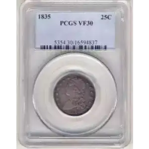 Quarter Dollars---Capped Bust (3)