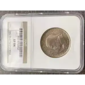 Classic Commemorative Silver--- Cleveland Centennial / Great Lakes Exposition 1936 -Silver- 0.5 Dollar (3)