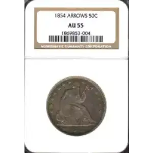 Half Dollars---Liberty Seated 1839-1891 -Silver- 0.5 Dollar (3)