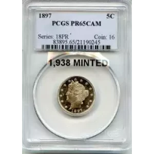 Nickel Five Cent Pieces-Liberty Head 1883-1913 (3)