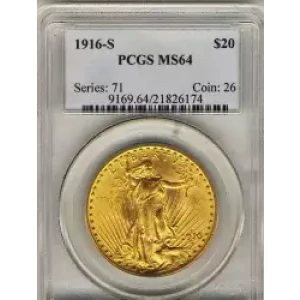 Double Eagles---Saint Gaudens 1907-1933 -Gold- 20 Dollar (3)
