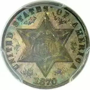 Silver Three Cent Pieces Trimes-1851-1873 (3)