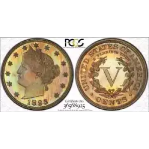 Nickel Five Cent Pieces-Liberty Head 1883-1913 (3)