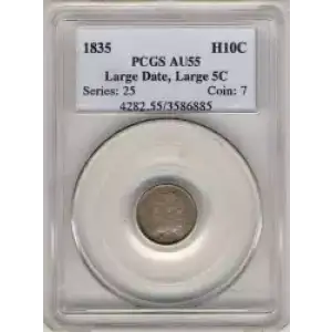 Half Dimes---Capped Bust 1829-1837 -Silver- 0.5 Dime (3)