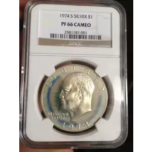 Dollars---Eisenhower 1971-1978 Copper-Nickel- 1 Dollar (3)