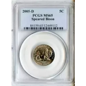 Nickel Five Cent Pieces-Jefferson (3)