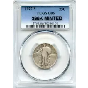 Quarter Dollars---Standing Liberty (3)