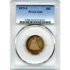 Twenty Cent Pieces-Liberty Seated 1875-1878 (3)