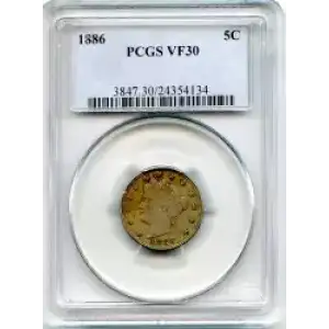 Nickel Five Cent Pieces-Liberty Head 1883-1913 (3)