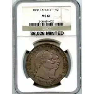 Classic Commemorative Silver--- Lafayette Dollar 1900 (3)