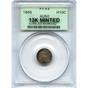 Half Dimes---Liberty Seated 1837-1873-Silver- 0.5 Dime (3)