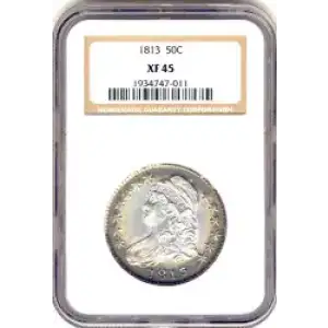 Half Dollars---Capped Bust, Reeded Edge 1836-1839 -Silver- 0.5 Dollar (3)