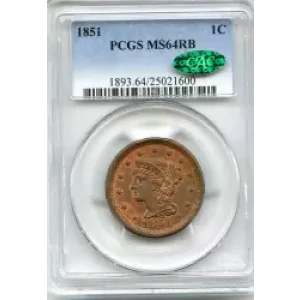 Large Cents - Braided Hair Cent (1839-1857) (3)