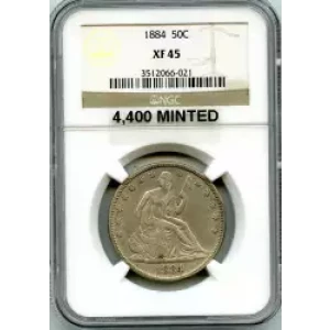 Half Dollars---Liberty Seated 1839-1891 -Silver- 0.5 Dollar (3)