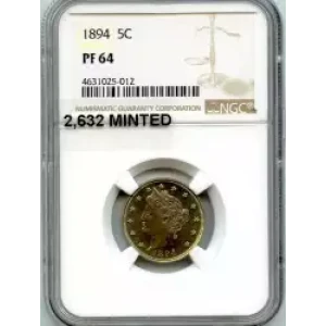 Nickel Five Cent Pieces-Liberty Head 1883-1913 (3)