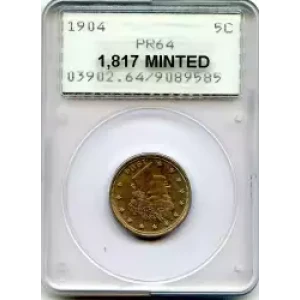 Nickel Five Cent Pieces-Liberty Head 1883-1913 (3)