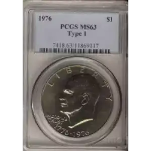 Dollars---Eisenhower 1971-1978 Copper-Nickel- 1 Dollar (3)