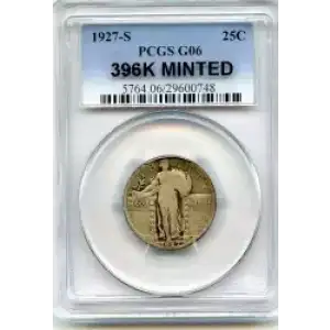 Quarter Dollars---Standing Liberty (3)