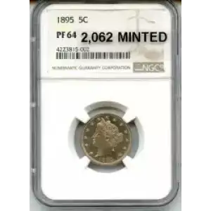 Nickel Five Cent Pieces-Liberty Head 1883-1913 (3)