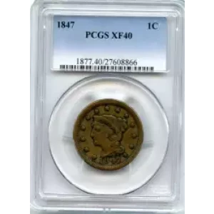 Large Cents - Braided Hair Cent (1839-1857) (3)