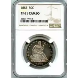 Half Dollars---Liberty Seated 1839-1891 -Silver- 0.5 Dollar (3)