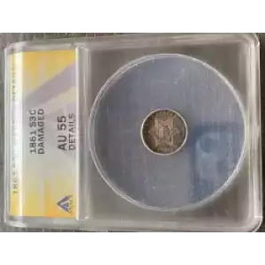 Silver Three Cent Pieces Trimes-1851-1873 (3)