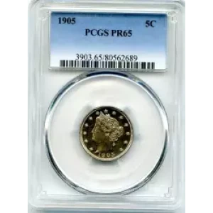 Nickel Five Cent Pieces-Liberty Head 1883-1913 (3)