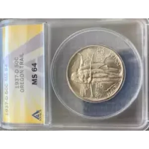 Classic Commemorative Silver Oregon Trail Memorial 1926 -1939 Silver -  0.5 Dollar (3)