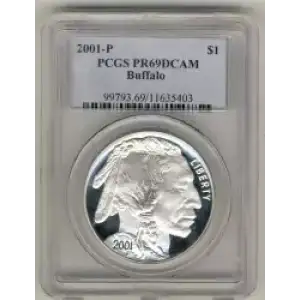 Modern Commemoratives --- American Buffalo Commemorative 2001-Silver- 1 Dollar (3)