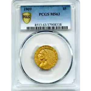 Half Eagles---Indian Head 1908-1929 -Gold- 5 Dollar (3)