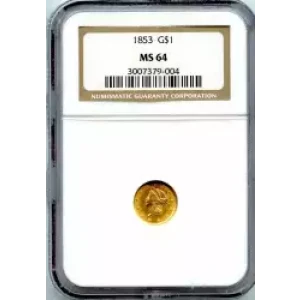 Gold Dollars---Liberty Head 1849-1854 -Gold- 1 Dollar (3)