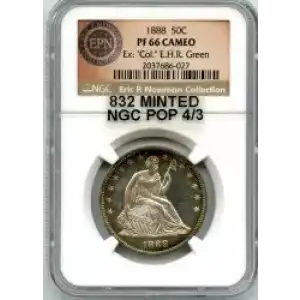 Half Dollars---Liberty Seated 1839-1891 -Silver- 0.5 Dollar (3)