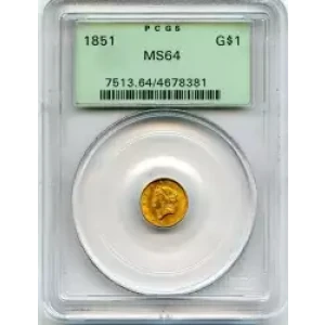 Gold Dollars---Liberty Head 1849-1854 -Gold- 1 Dollar (3)