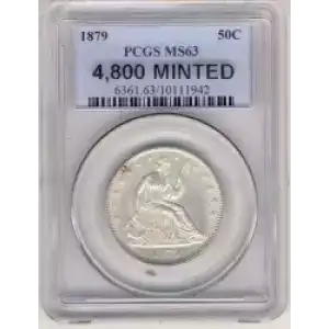 Half Dollars---Liberty Seated 1839-1891 -Silver- 0.5 Dollar (3)