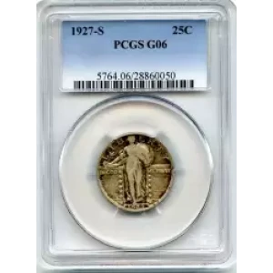 Quarter Dollars---Standing Liberty (3)