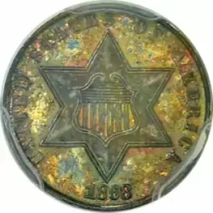 Silver Three Cent Pieces Trimes-1851-1873 (3)