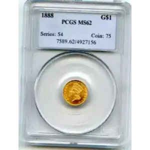 Gold Dollars---Indian Princess Head, Large Head 1856-1889 -Gold- 1 Dollar (3)