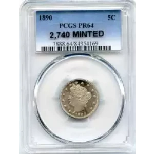 Nickel Five Cent Pieces-Liberty Head 1883-1913 (3)