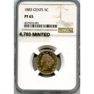 Nickel Five Cent Pieces-Liberty Head 1883-1913 (3)