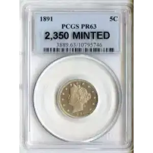 Nickel Five Cent Pieces-Liberty Head 1883-1913 (3)