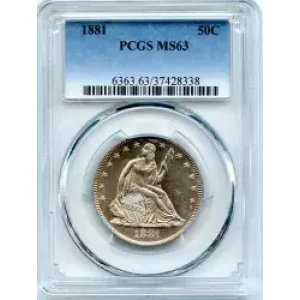 Half Dollars---Liberty Seated 1839-1891 -Silver- 0.5 Dollar (3)