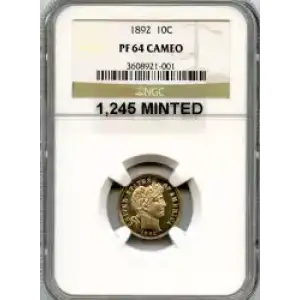 Dimes---Barber or Liberty Head 1892-1916 -Silver- 1 Dime (3)