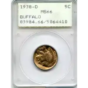 Nickel Five Cent Pieces-Indian Head or Buffalo (3)