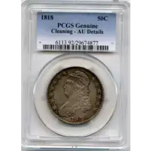 Half Dollars---Capped Bust, Reeded Edge 1836-1839 -Silver- 0.5 Dollar (3)