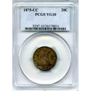 Twenty Cent Pieces-Liberty Seated 1875-1878 (3)