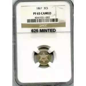 Silver Three Cent Pieces Trimes-1851-1873 (3)