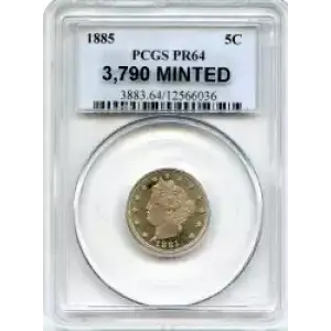 Nickel Five Cent Pieces-Liberty Head 1883-1913 (3)