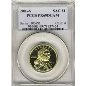 Sacagawea 2000-2017 - Brass Dollar (3)