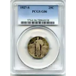 Quarter Dollars---Standing Liberty (3)