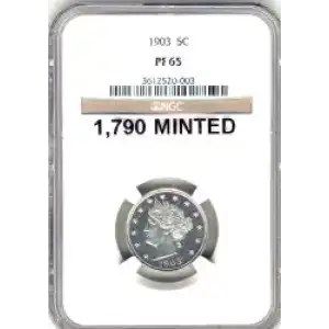 Nickel Five Cent Pieces-Liberty Head 1883-1913 (3)